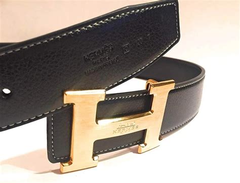 hermes belt white stitching|real hermes belt markings.